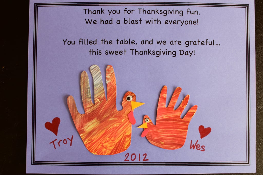 Thanksgiving Thank-You Note