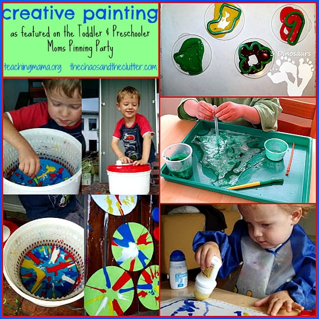 Creative Painting Ideas As Featured On The Toddler Preschooler Moms 