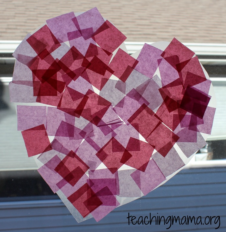 Valentine Tissue Paper Heart – The Kids Niche