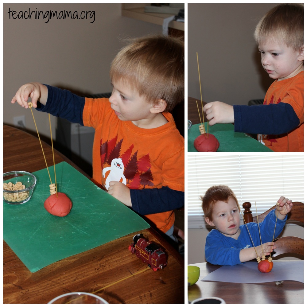 Fine Motor Skills with Cheerios