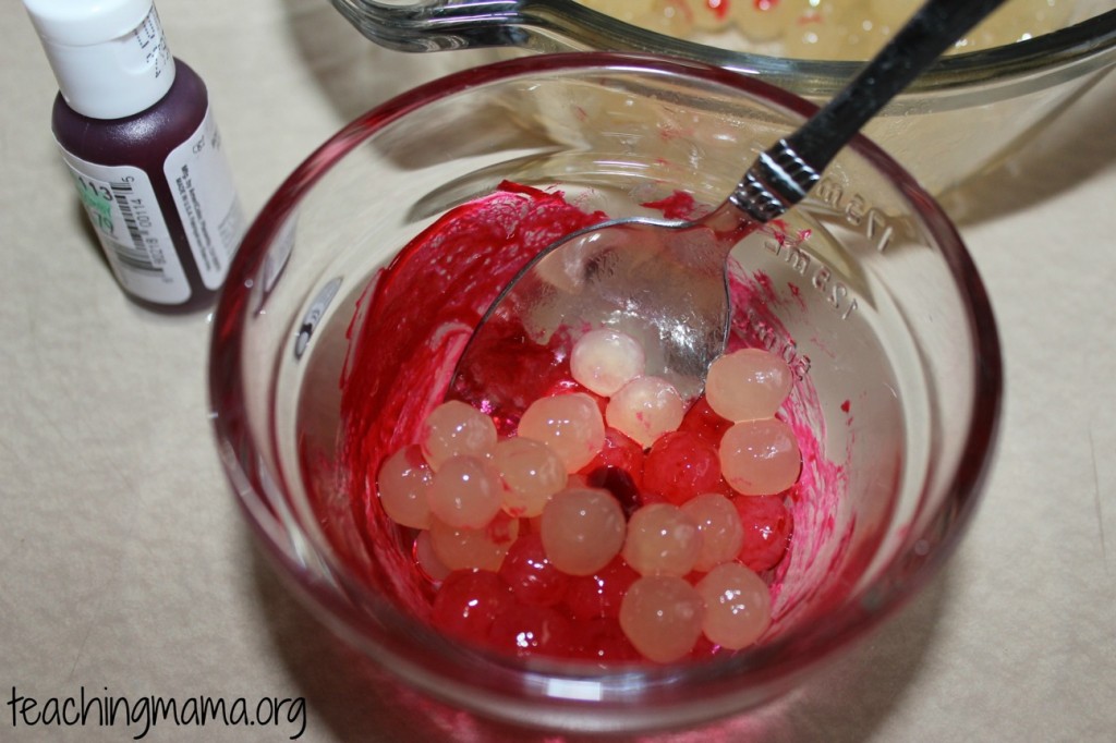 Coloring Safe Water Beads