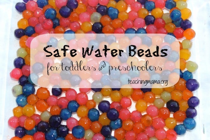 Safe Water Beads for Toddlers