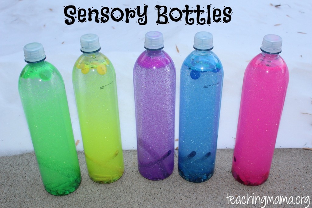 Sensory bottles for Toddlers - Little Learning Club