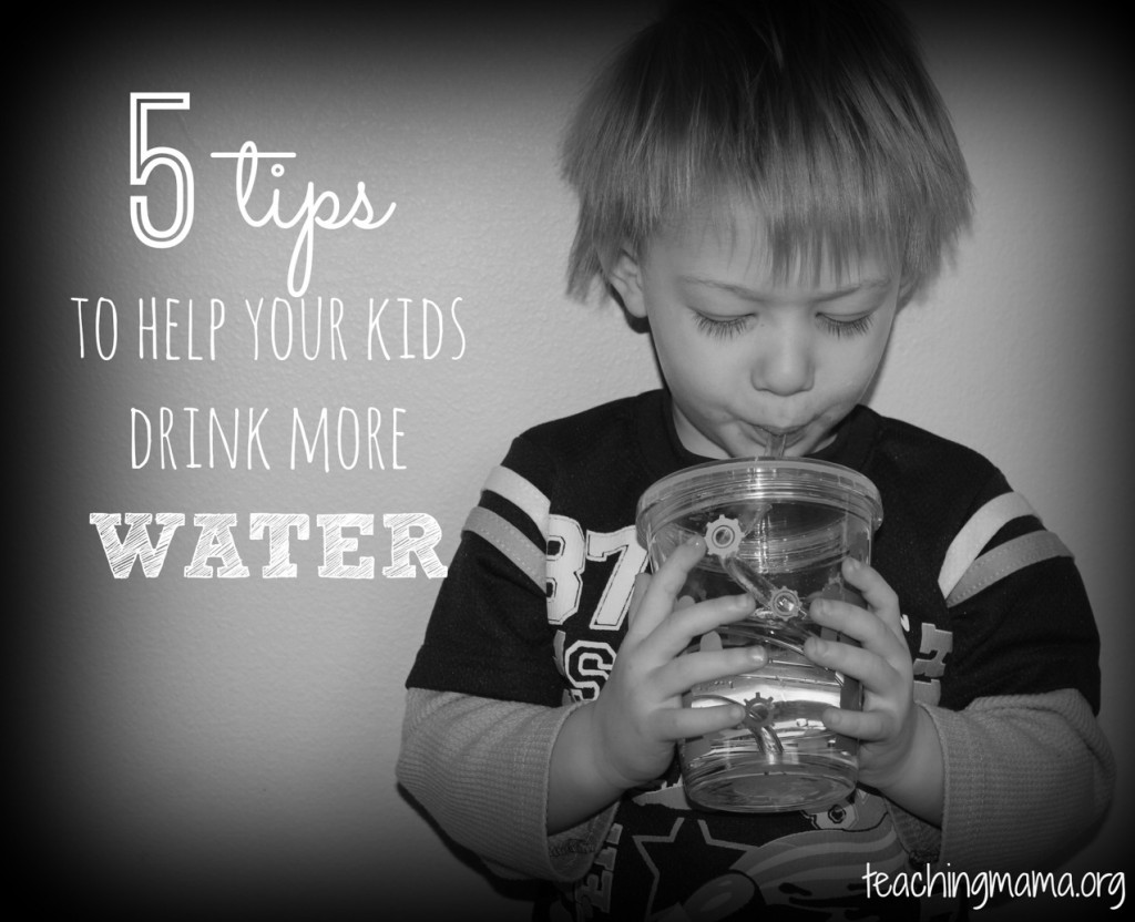 5 Tricks for Getting Your Kids to Drink More Water