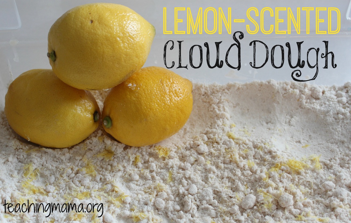 Lemon-Scented Cloud Dough