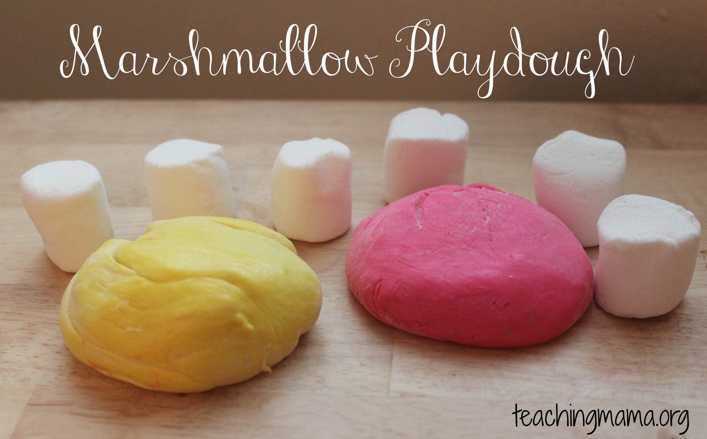 Marshmallow Playdough