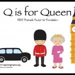 Q is for Queen — Letter Q Printables