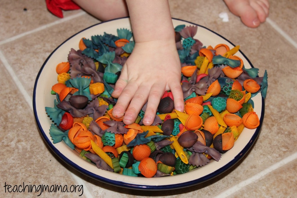 Rainbow Pasta Craft