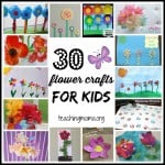 30 Flower Crafts for Kids