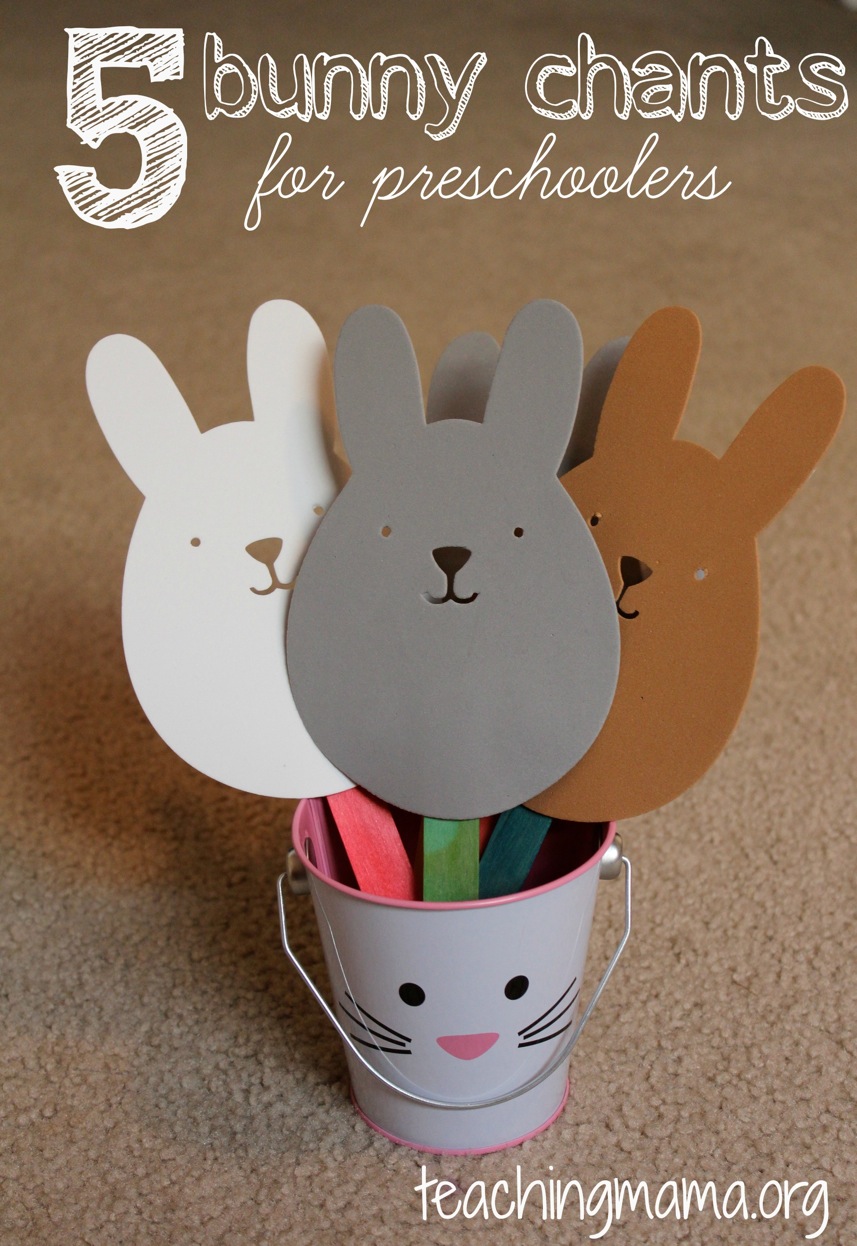 5 Bunny Chants for Preschoolers