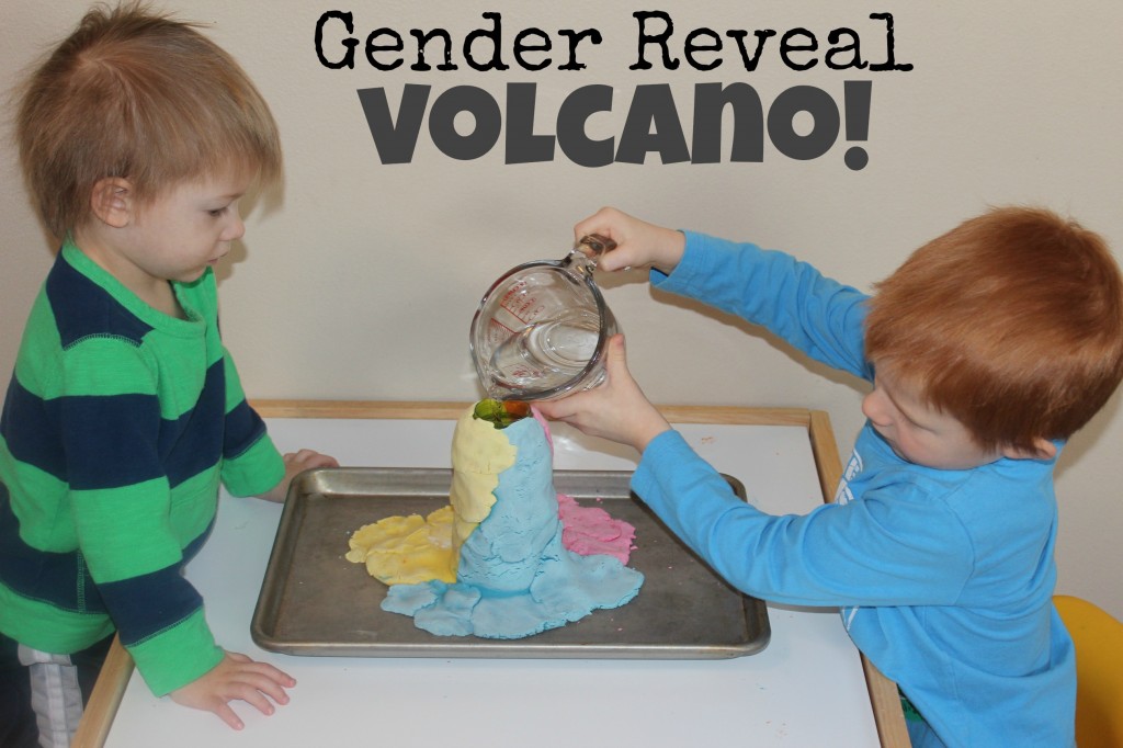 Gender Reveal Volcano!