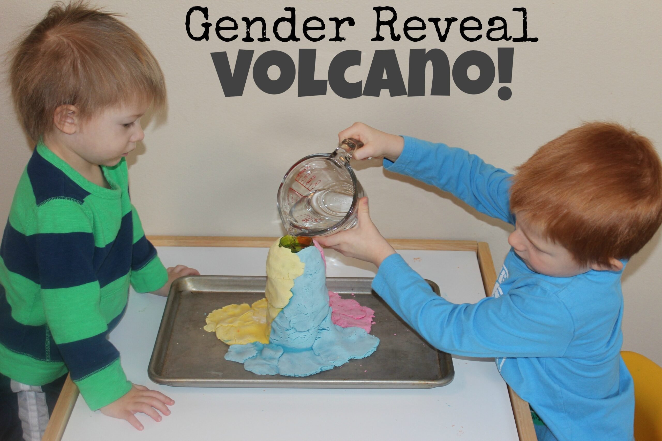 Gender Reveal Volcano!!