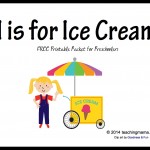 I is for Ice Cream — Letter I Printables