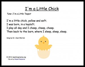 5 Baby Chick Songs and Chants