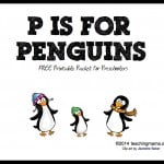 P is for Penguins — Letter P Printables