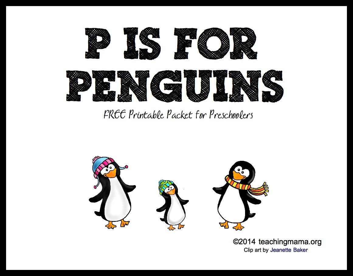 P Is For Penguins Letter P Printables