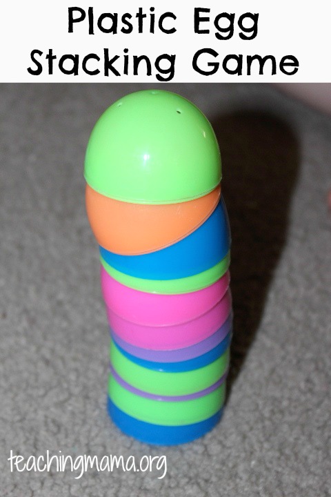 Plastic Egg Stacking Game