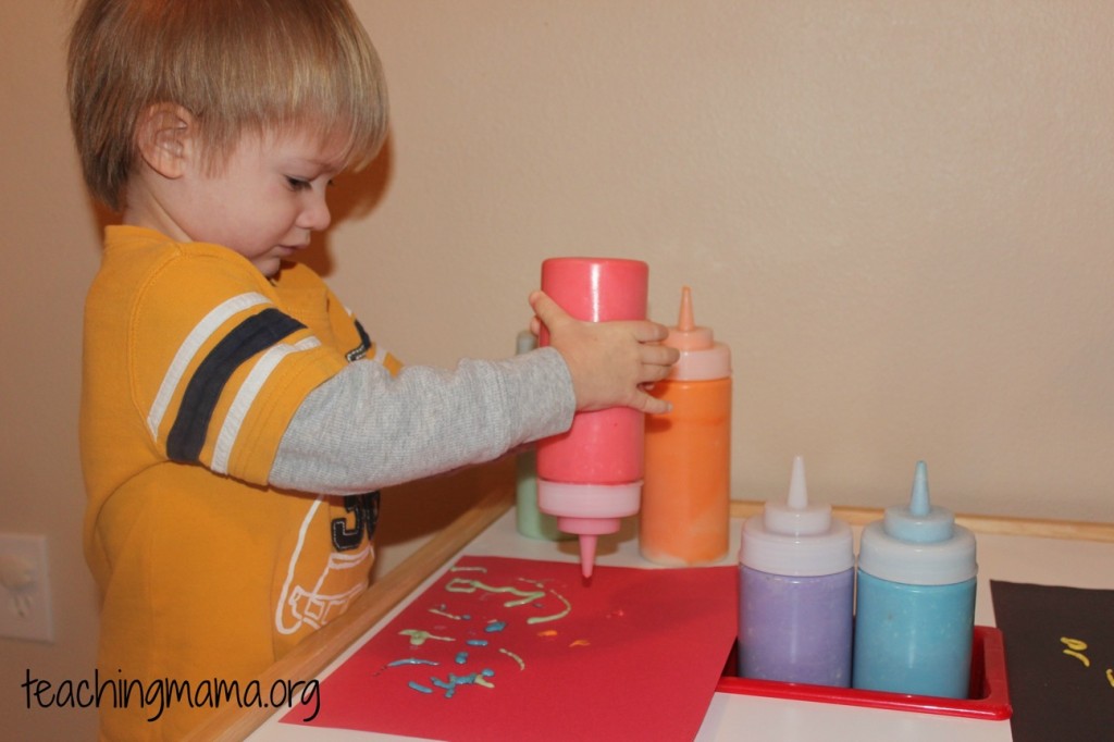 Puffy Paint Recipe - Paint That Rises + Printable - Fun with Mama