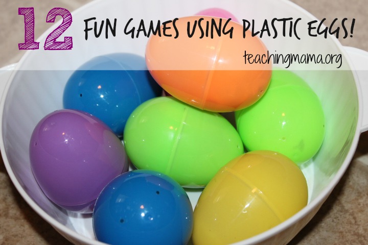 12 Fun Games Using Plastic Eggs