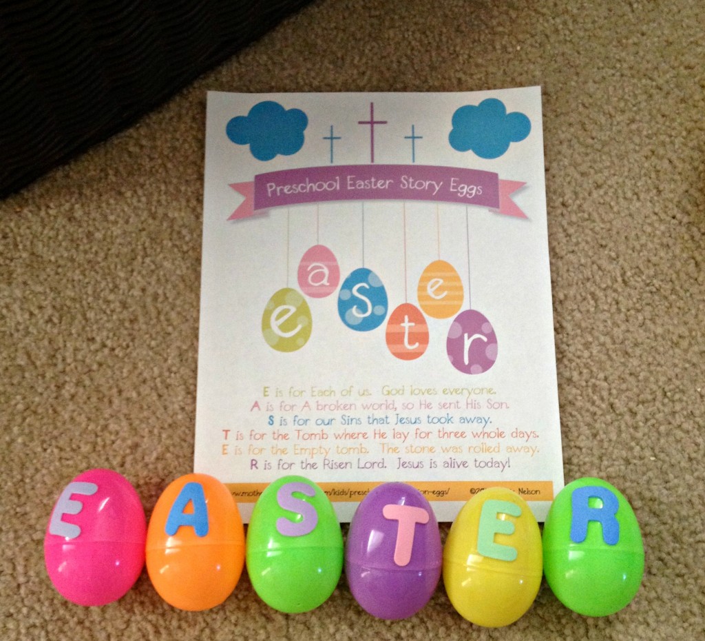Easter Story Eggs