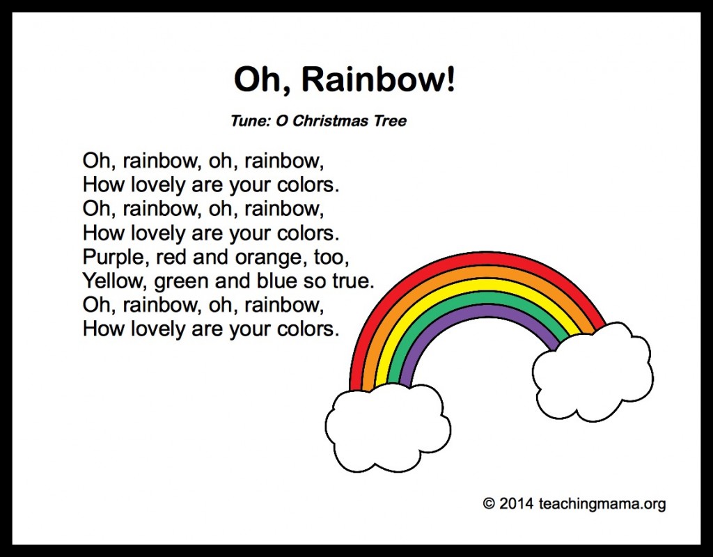 10 Preschool Songs About Colors