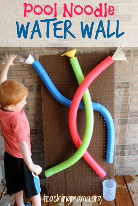 Pool Noodle Water Wall