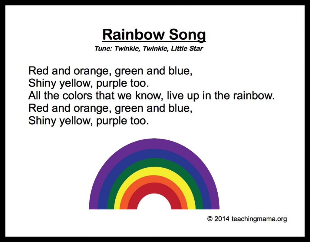 Colors For Kids Rainbow