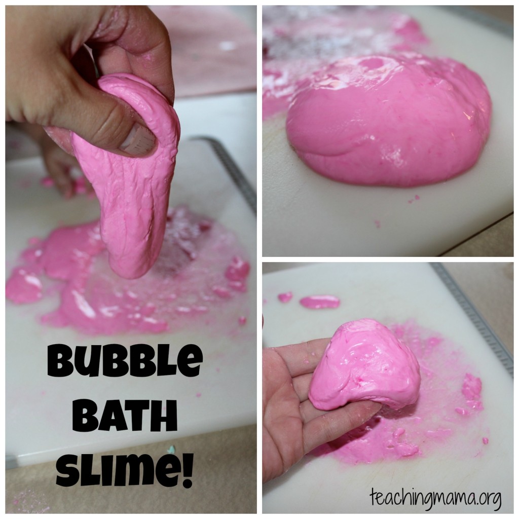 DIY SLIME with Bubble Bath (NO GLUE recipe) - The Makeup Dummy