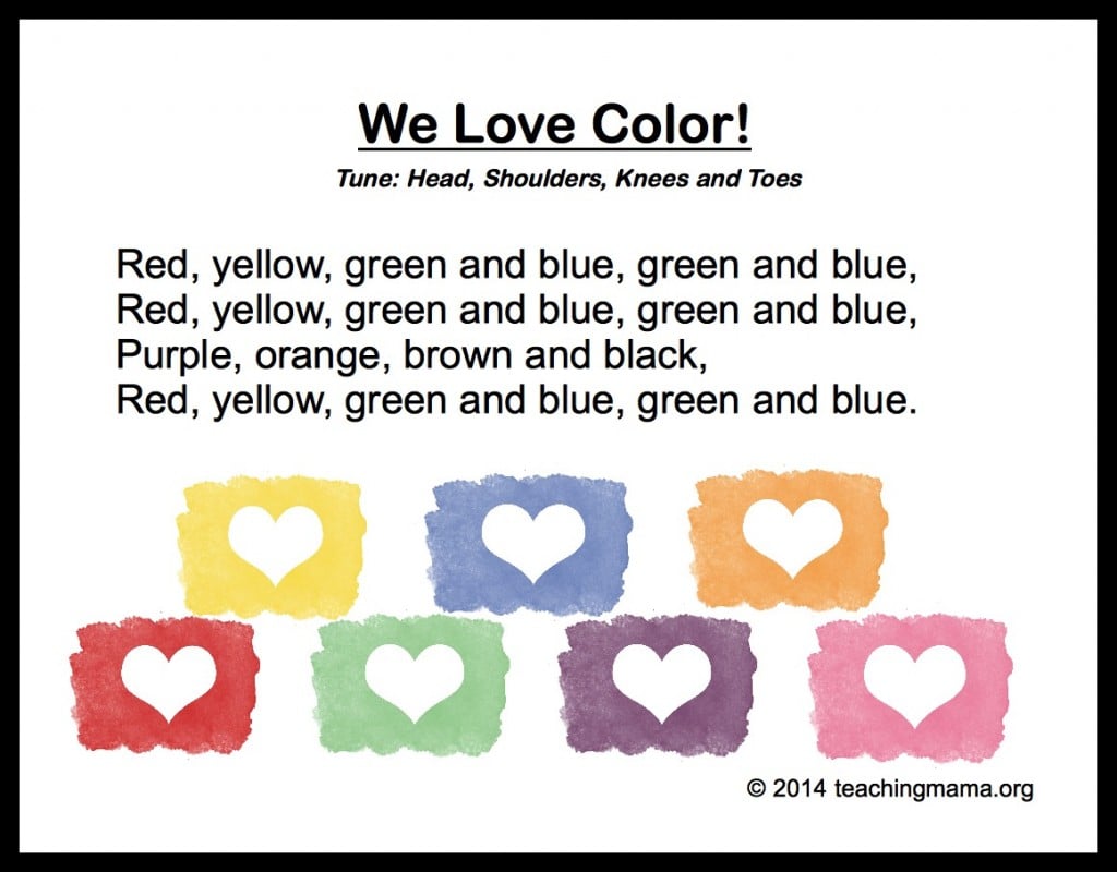 We Love Color Song