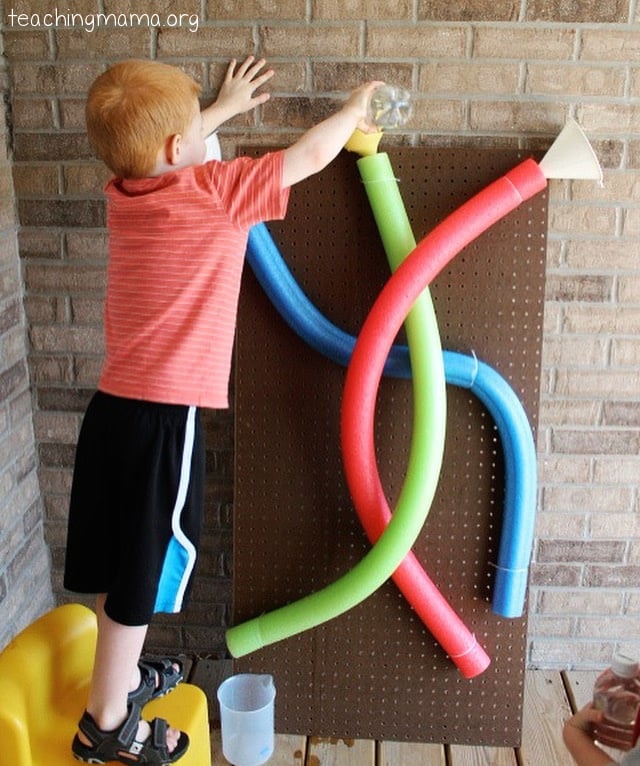 Pool Noodle Water Wall