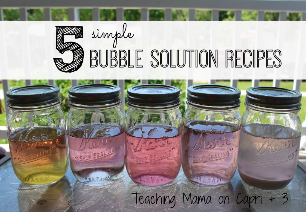 5 Simple Bubble Solution Recipes 