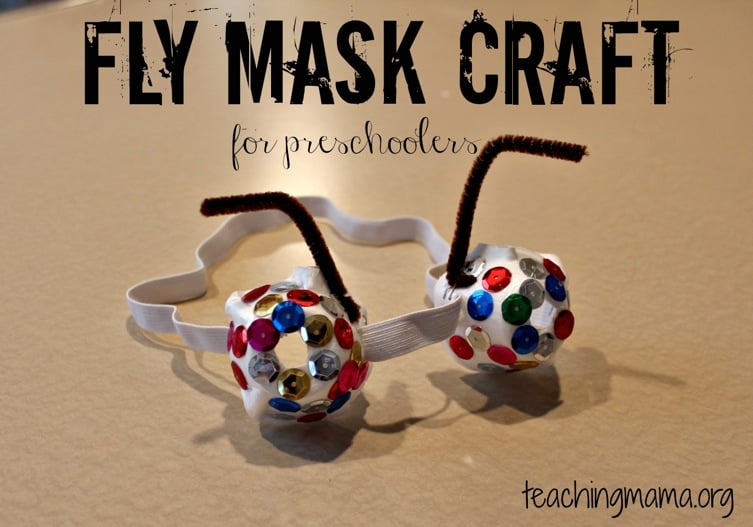 Fly Mask Craft for Preschoolers