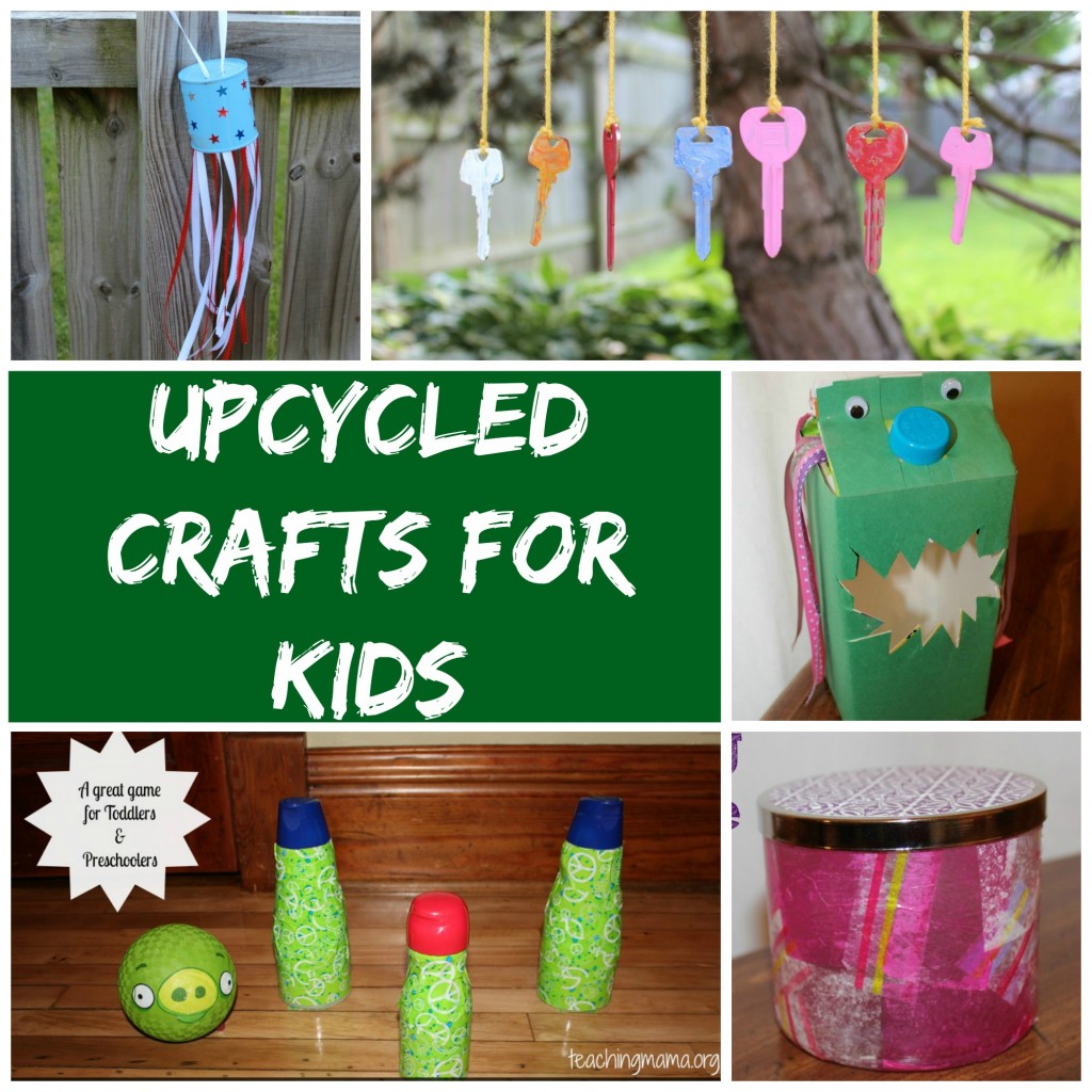 Ge-upcyclede knutsels voor kinderen