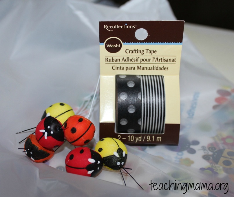 supplies for ladybug song