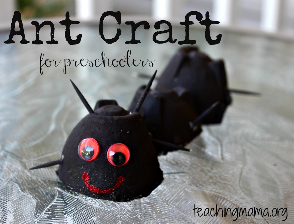 Ant Craft for Preschoolers