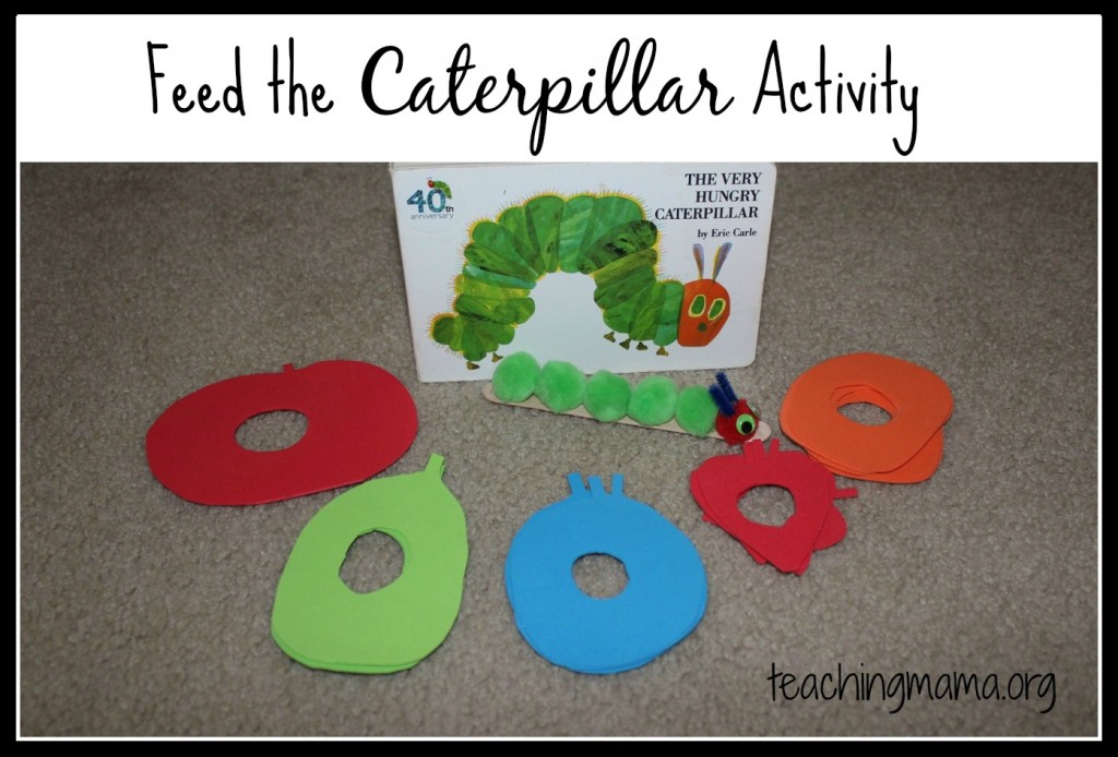 Feed the Caterpillar Activity