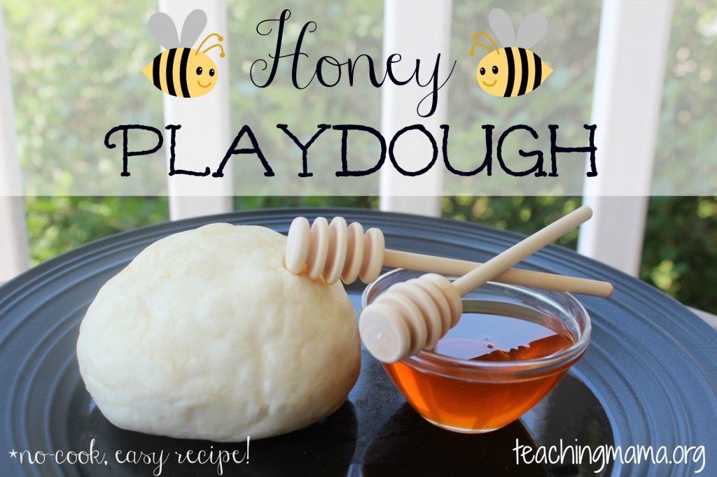 Honey Playdough -- An easy, no-cook recipe!