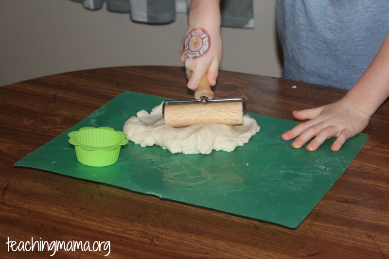 Rolling the dough