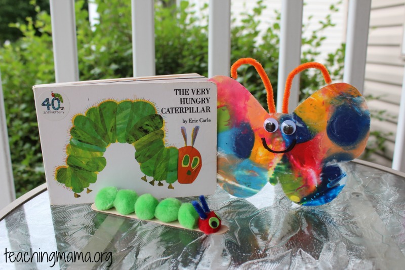 very hungry caterpillar crafts for preschoolers