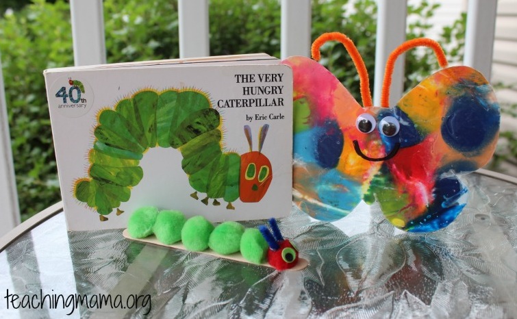 very hungry caterpillar butterfly crafts