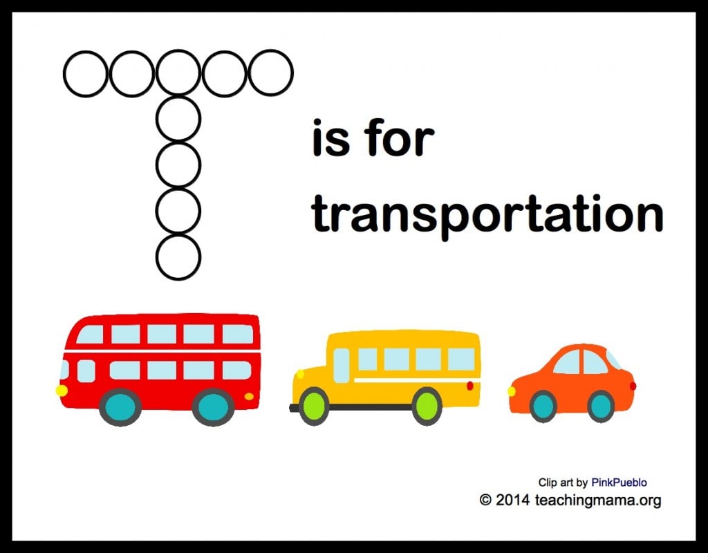 T is for Transportation 