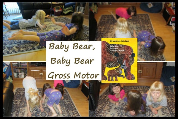 Baby Bear Gross Motor Activities