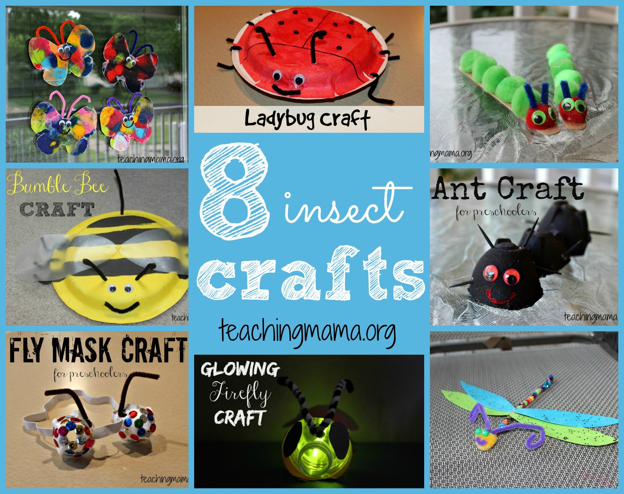 8 Insect Crafts for Kids