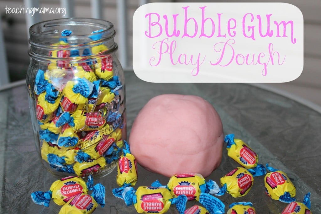 Bubble Gum Play Dough Cover