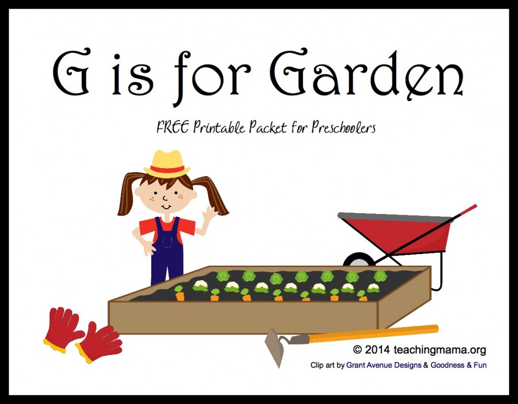 G Is For Garden Letter G Printables