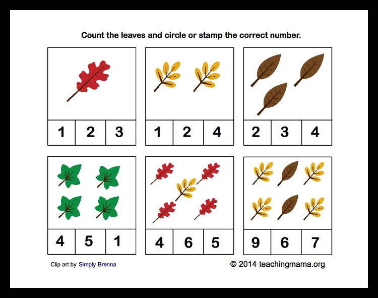 Leaves Counting Cards