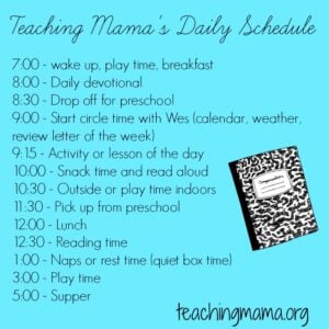 Our Preschool Plans for 2014 - Teaching Mama