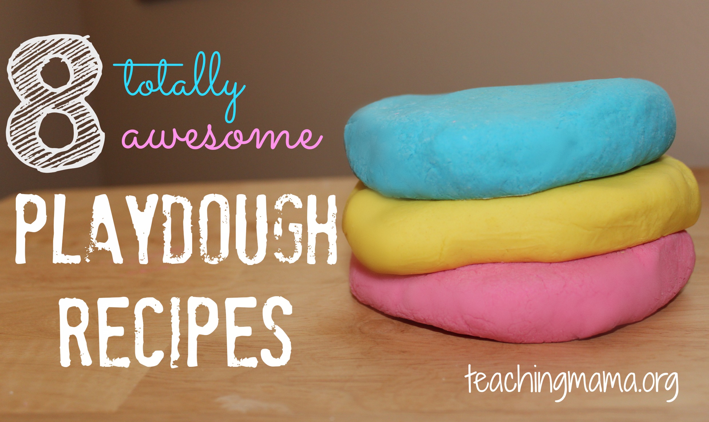 8 Totally Awesome Playdough Recipes