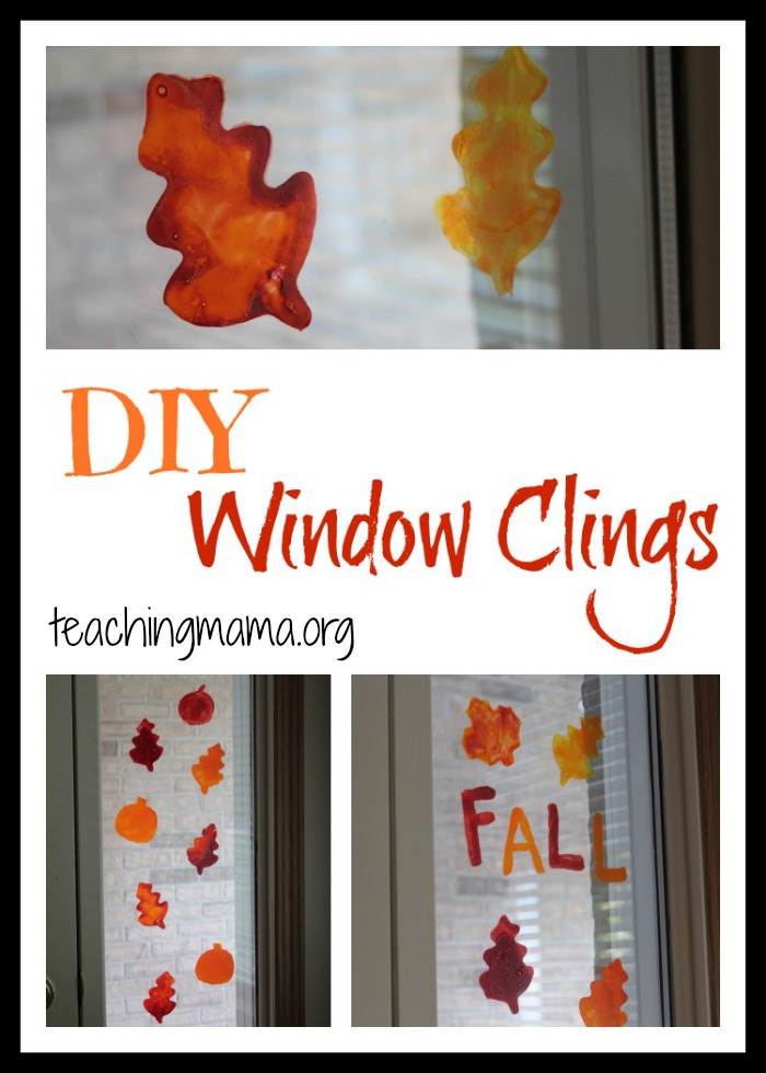 4 Preschool Activities with Window Cling Shapes {a Cricut project}