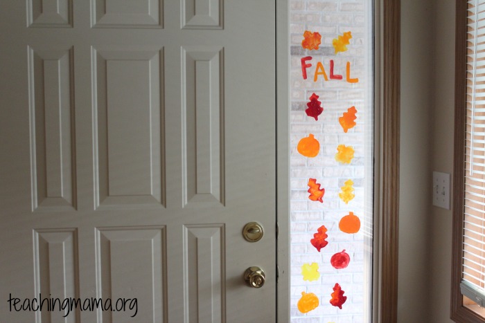 Window Clings for Fall